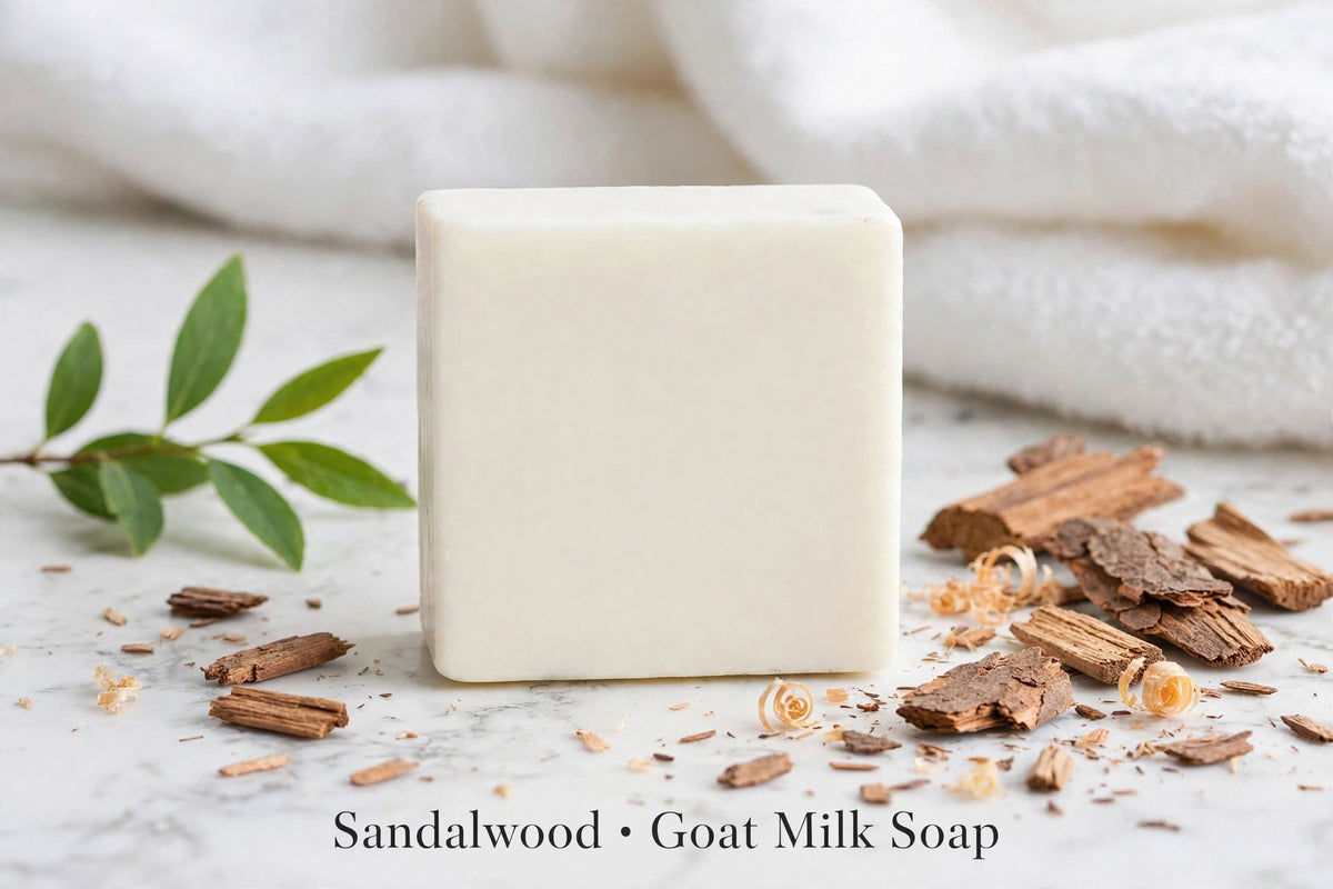Sandalwood Goats Milk Soap 6.5oz