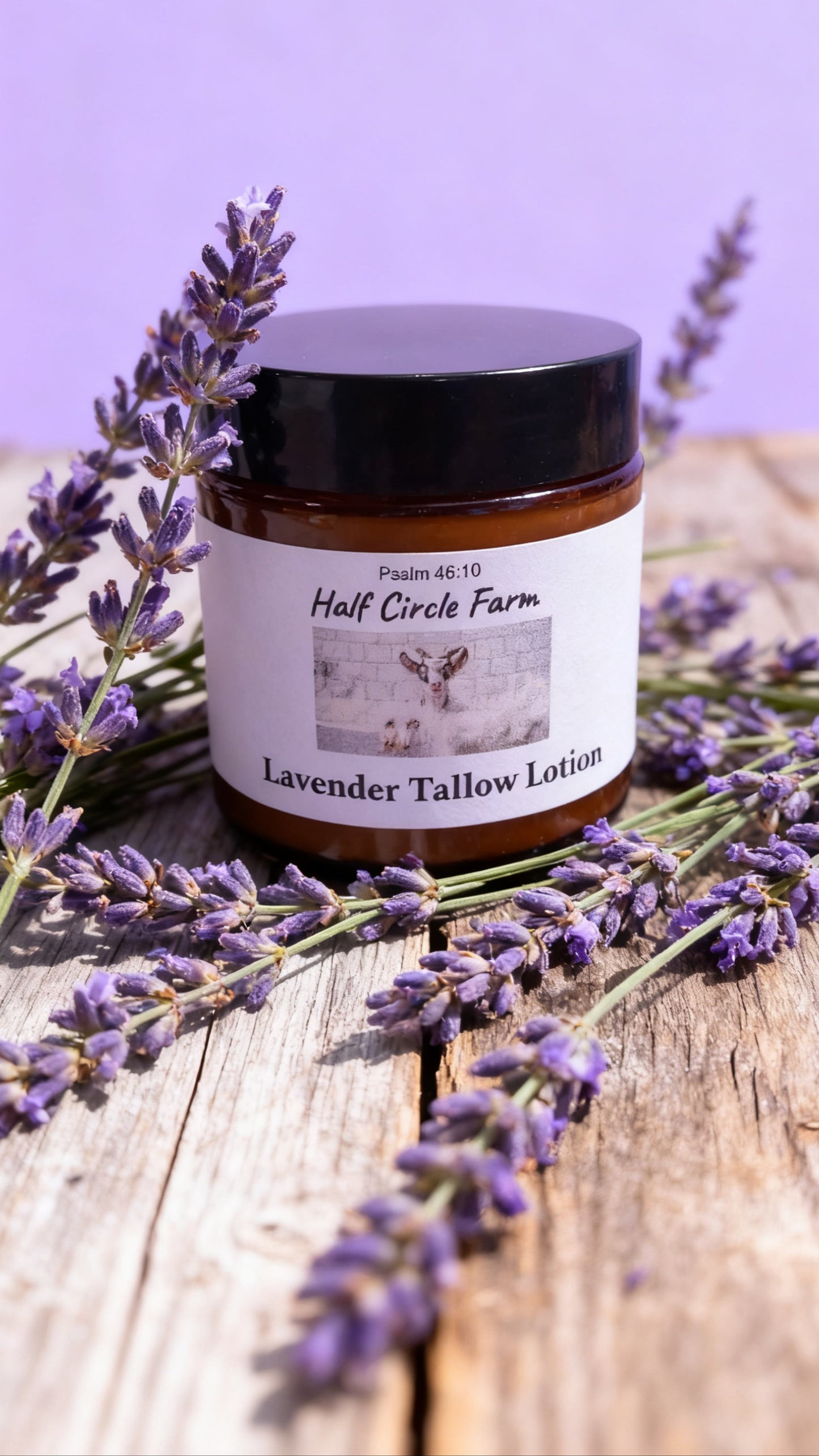 Lavender-Scented Beef Tallow Lotion