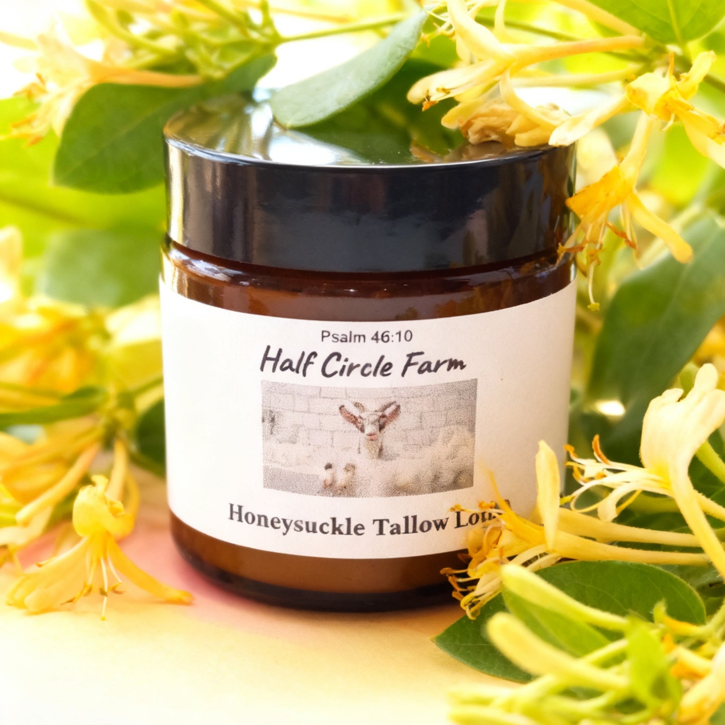 Honeysuckle-Scented Beef Tallow Lotion