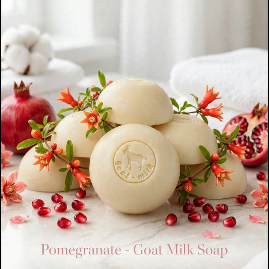 Pomegranate Goat Milk Soap 4oz